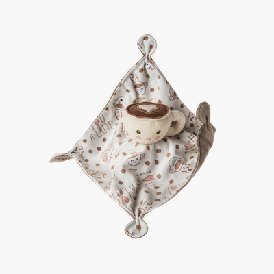 Paturica de Somn Doudou Cafea Latte Soothie, 25x25 cm, Din Plus, 0 Luni+, Mary Meyer