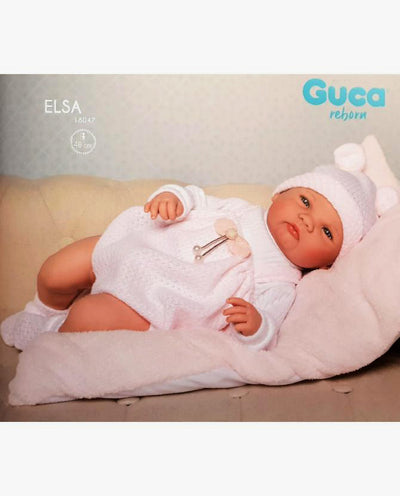 Papusa Reborn Elsa, 46 cm, 7 Ani+, Guca-2