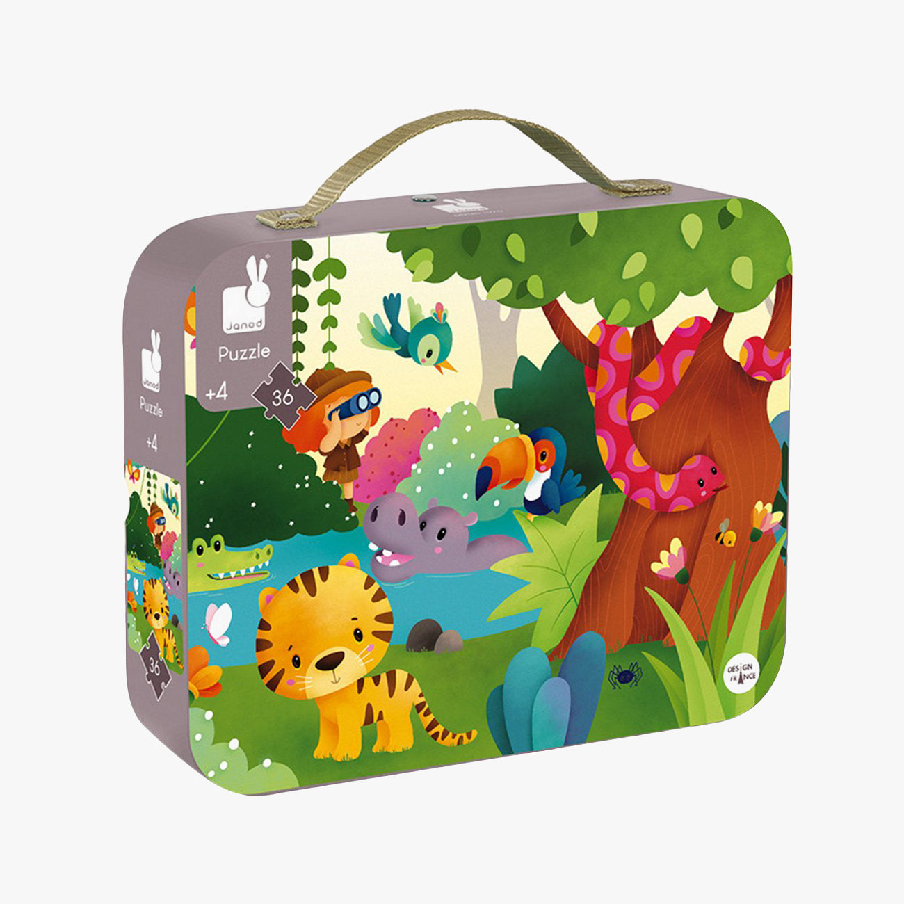 Puzzle 36 Piese Jungla, 4 Ani+, Janod | MyBabyPrincess