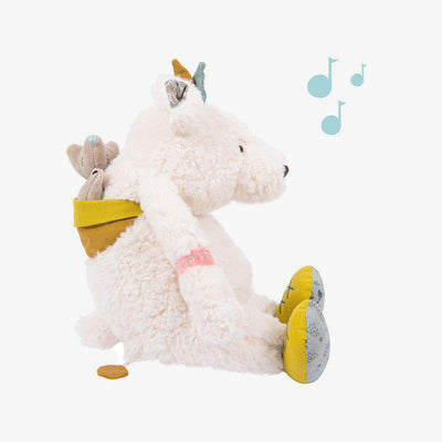 Jucarie Muzicala Ursul Polar Pom, Din Plus, 0 Luni+, Moulin Roty-1