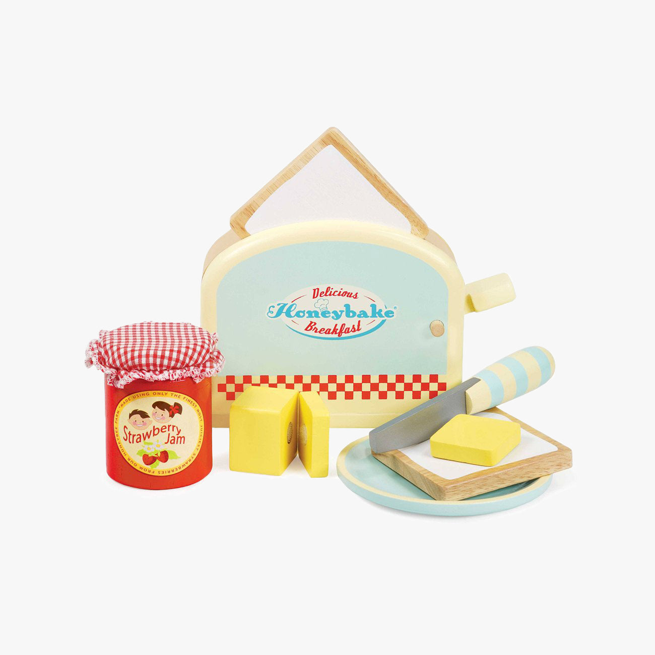 Set Toaster de Jucarie, Din Lemn, 3 Ani+, Le Toy Van | MyBabyPrincess